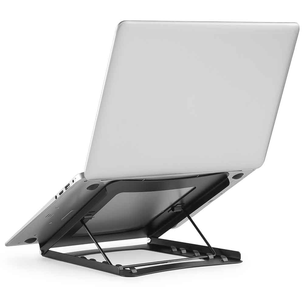 Midvale Adjustable Steel Laptop Stand - Black