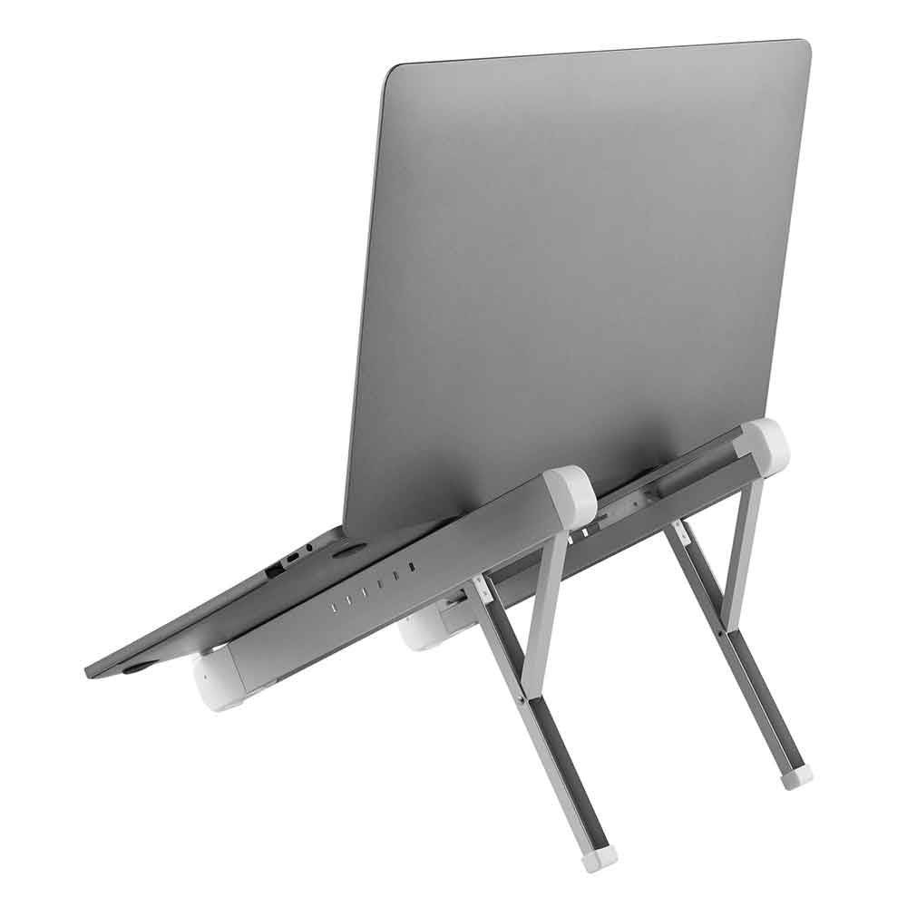Midvale Portable Aluminium Laptop Stand - Silver