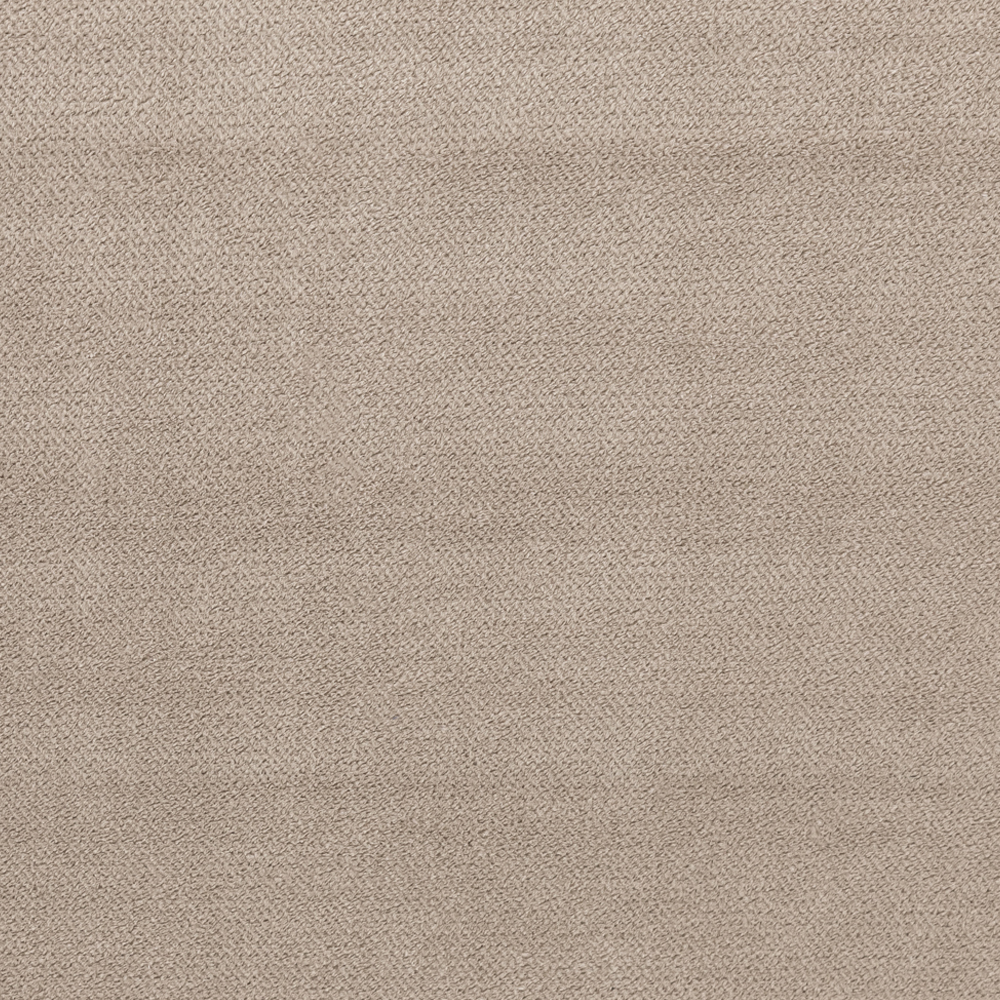 Millburn Plush Velvet Foot Stool In Mocha