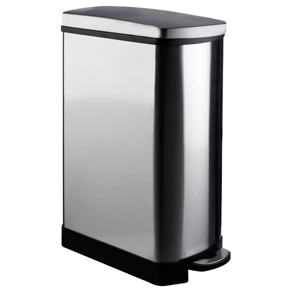 Miller Stainless Steel 35 Litre Pedal Bin In Silver