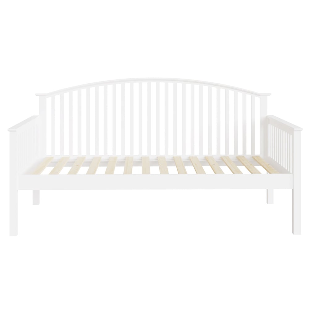 Millom Wooden Single Day Bed In White