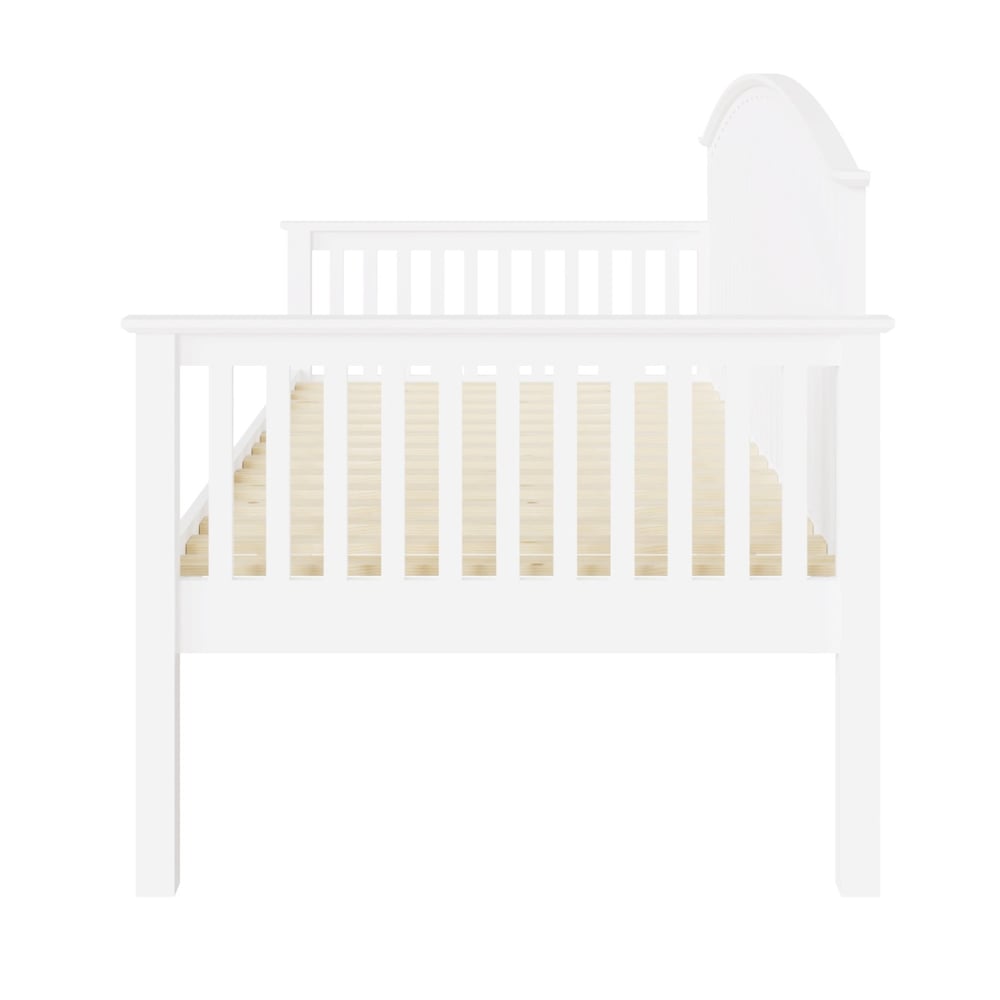 Millom Wooden Single Day Bed In White