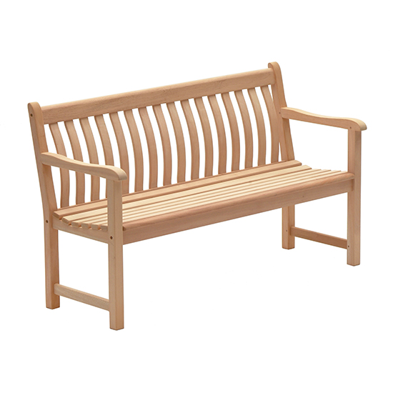 Milrig Outdoor Broadfield 5Ft Wooden Seating Bench In Pinkish Red_2