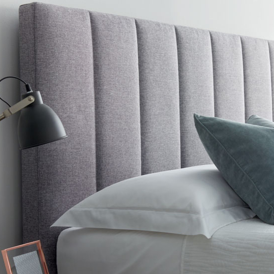 Milton Marbella Fabric Ottoman Super King Size Bed In Grey Furniture