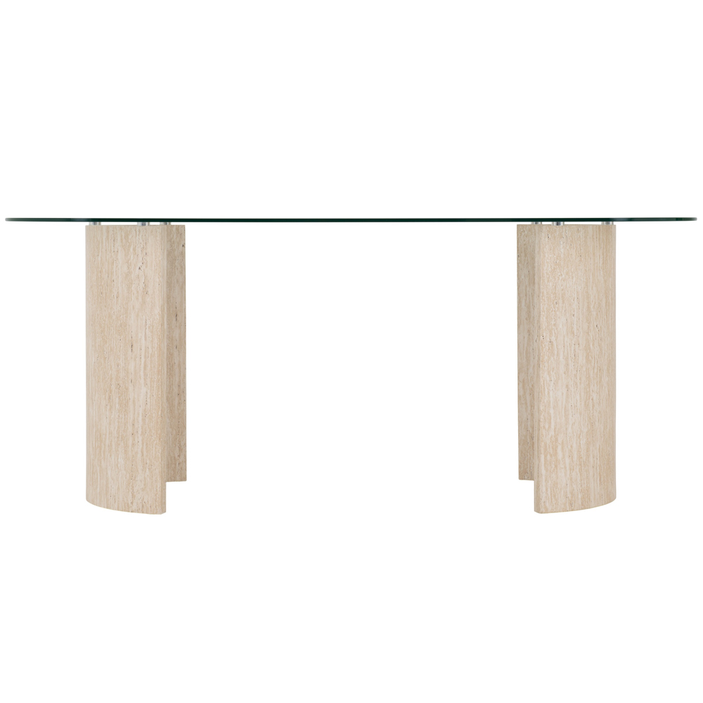 Mirano Clear Glass Top Dining Table With 4 Faux Alsip Grey Chairs