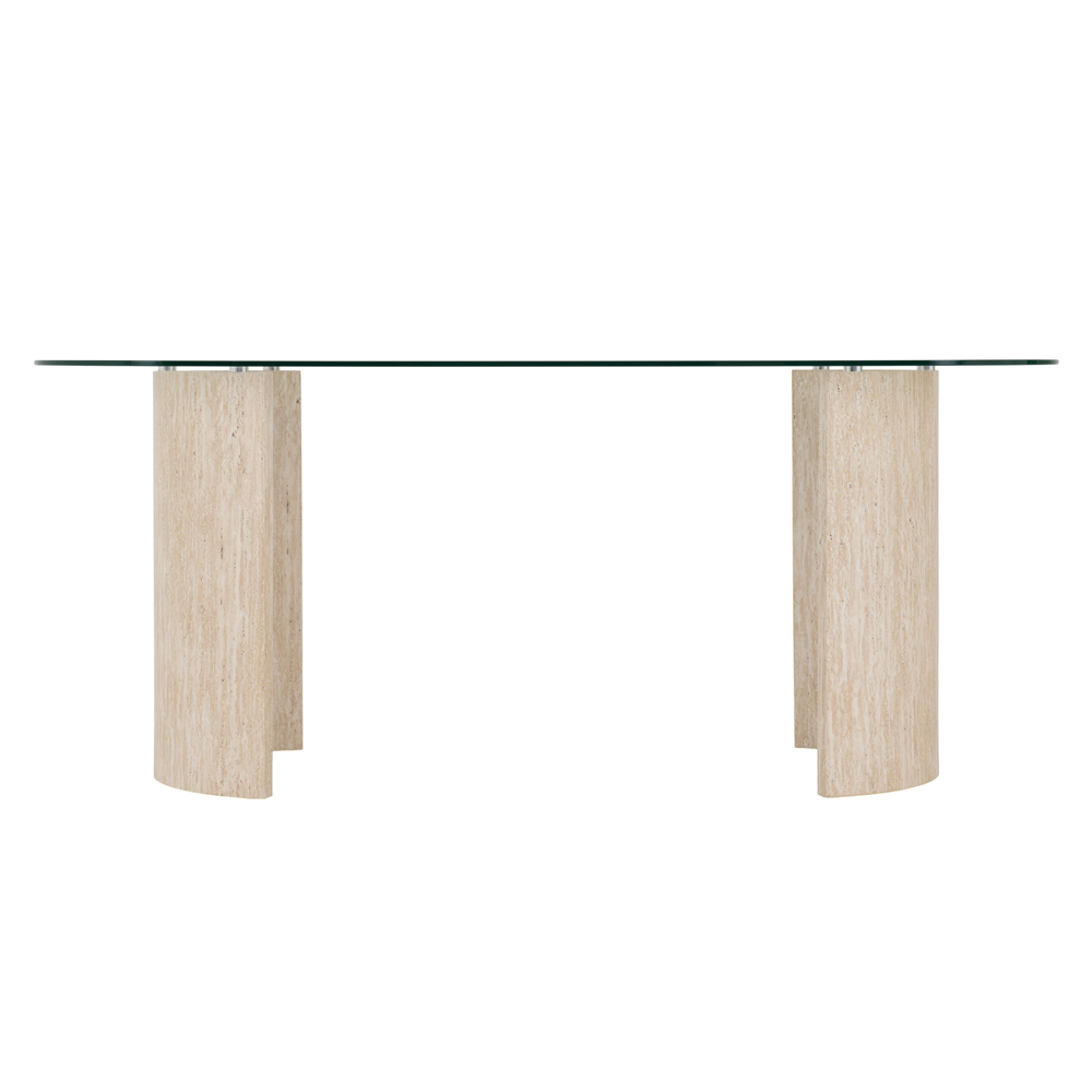 Mirano Clear Glass Top Dining Table With 4 Lyster Emerald Green Chairs
