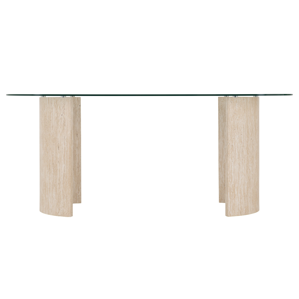 Mirano Clear Glass Top Dining Table With 4 Qinson Grey Chairs
