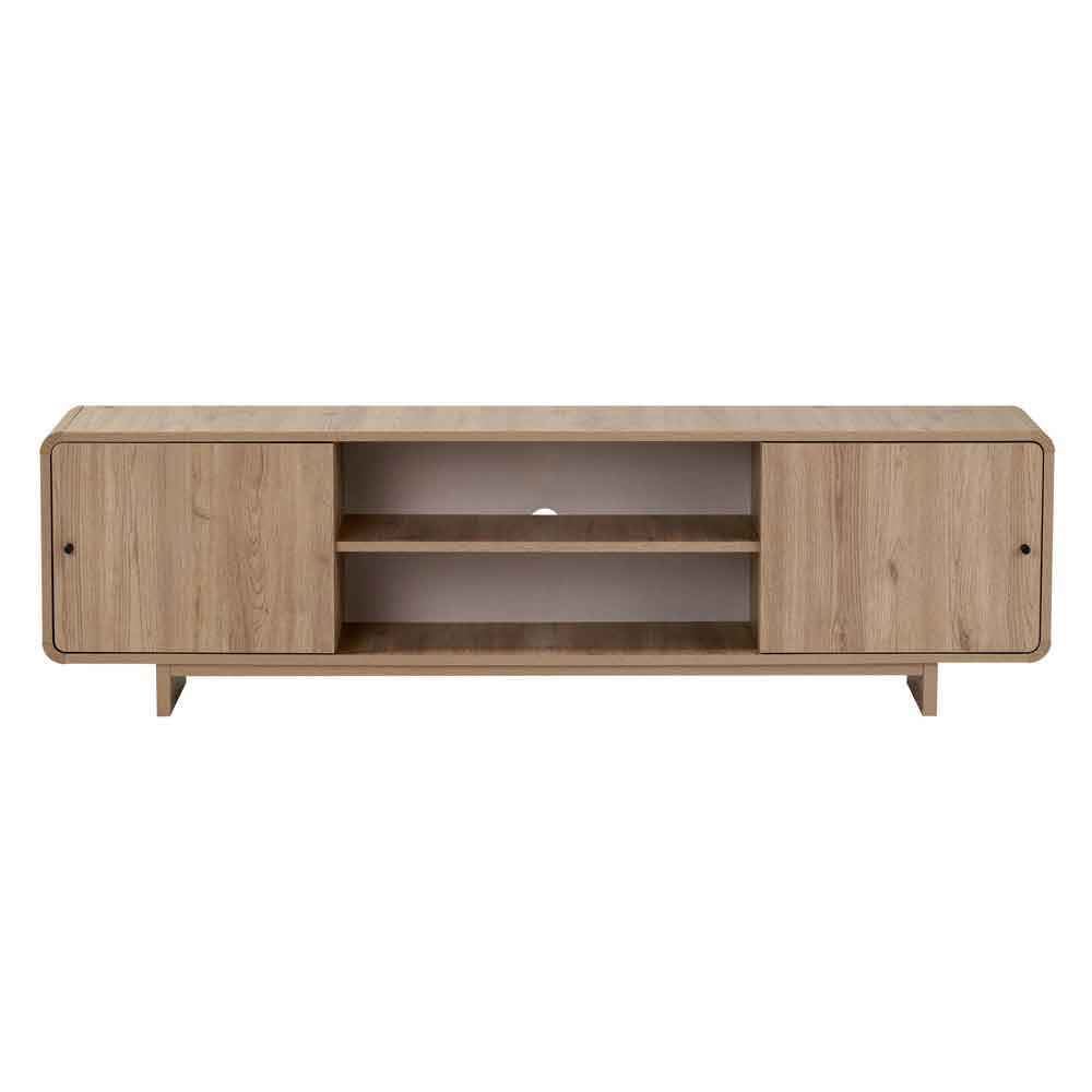 Mirel Wooden TV Stand with 2 Doors in Sepet Oak