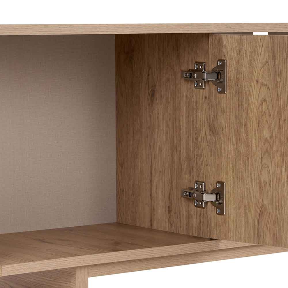 Mirel Wooden TV Stand with 2 Doors in Sepet Oak