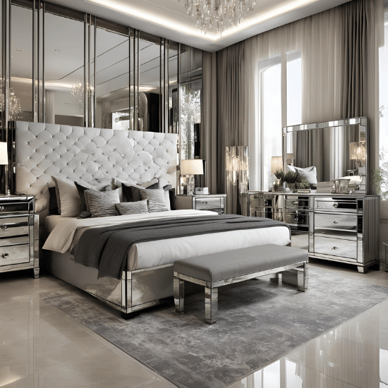 Mirrored Bedroom Furniture UK