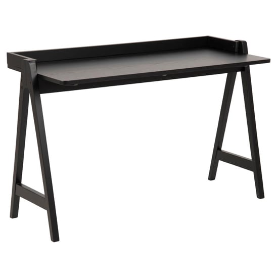 Product photograph of Misoka Wooden Computer Desk Rectangular In Black from Furniture in Fashion