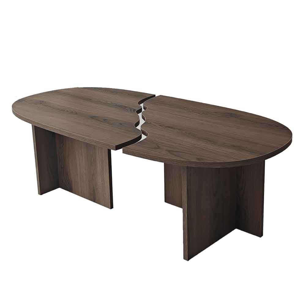 Missisipi Wooden Coffee Table in Walnut