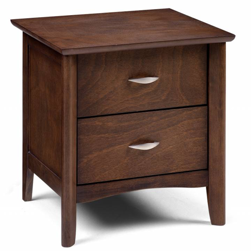Salento Wooden Bedside Cabinet In Wenge With 2 Drawers Salento Wooden Bedside Cabinet In Wenge With 2 Drawers