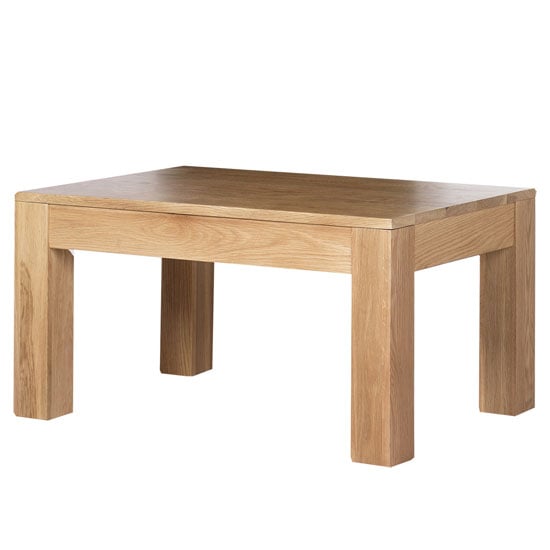 Modals Wooden Coffee Table In Light Solid Oak Furniture in Fashion