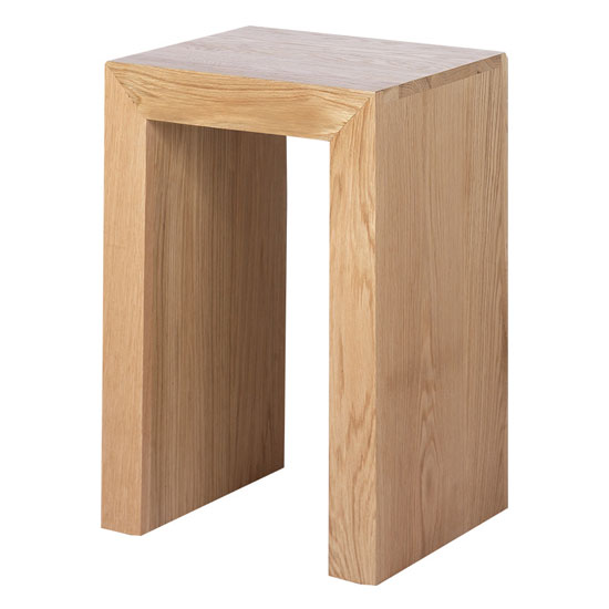 Modals wooden lamp side table in light solid oak £229.95 gofurniture
