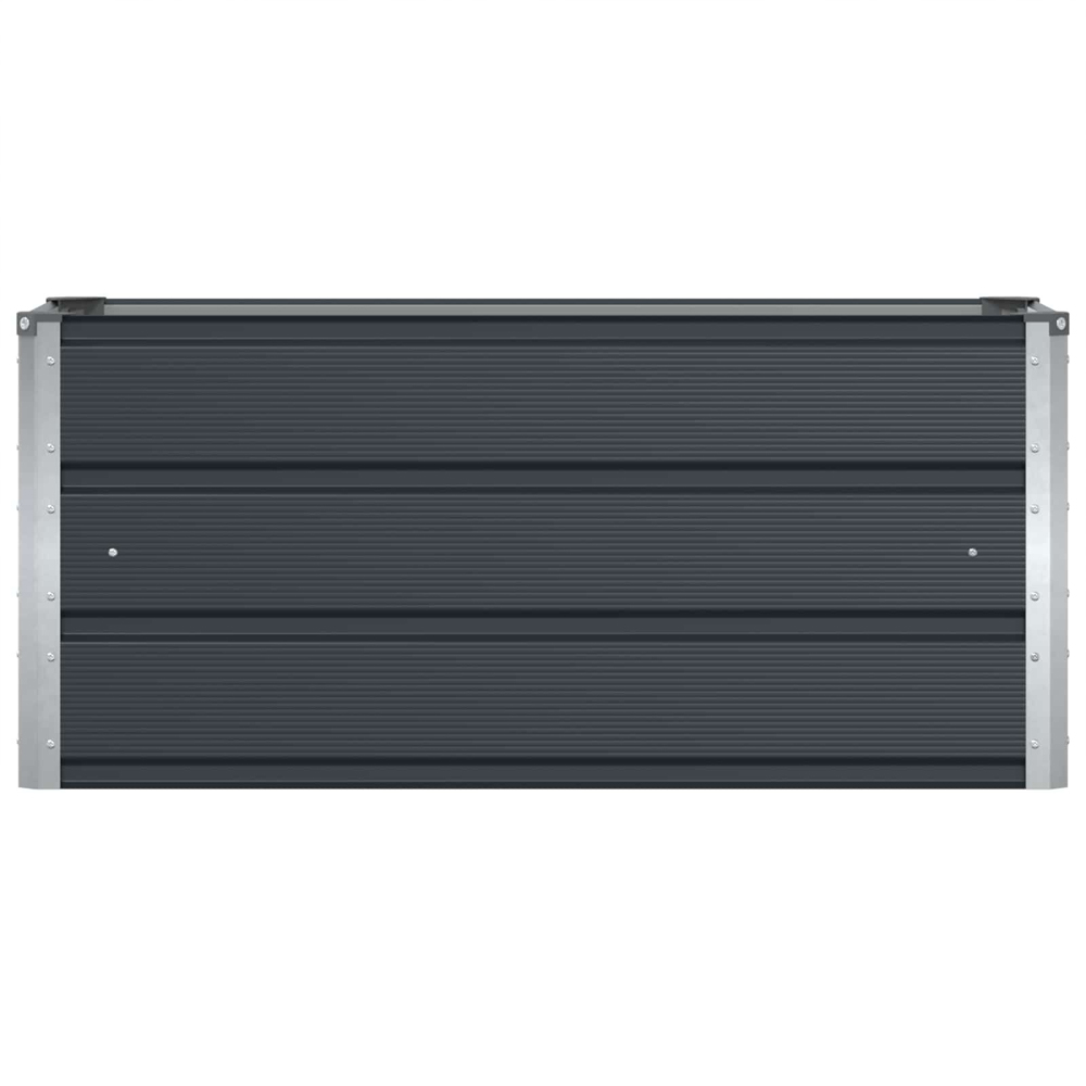 Modenza 100 x 45cm Garden Steel Planter In Anthracite