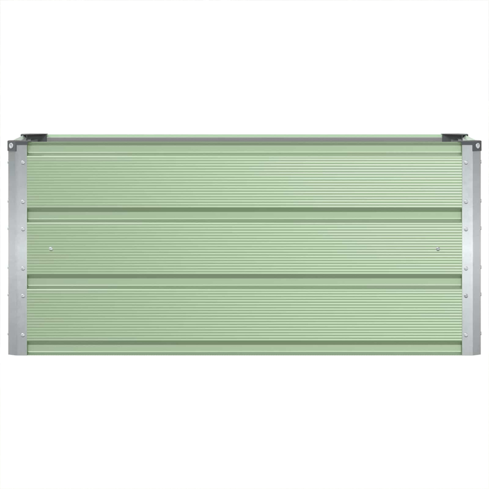 Modenza 100 x 45cm Garden Steel Planter In Green