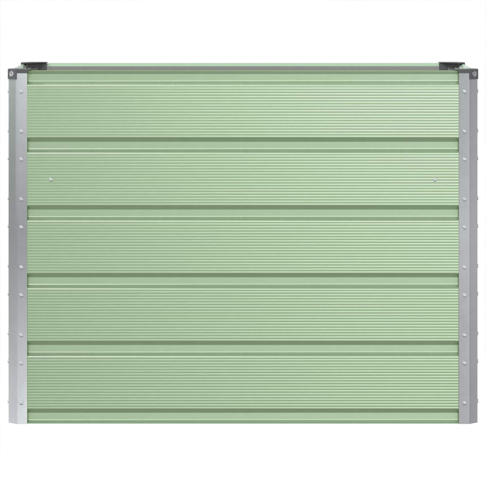 Modenza 100 x 75cm Garden Steel Planter In Green