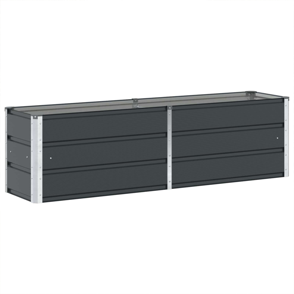Modenza 160 x 45cm Garden Steel Planter In Anthracite