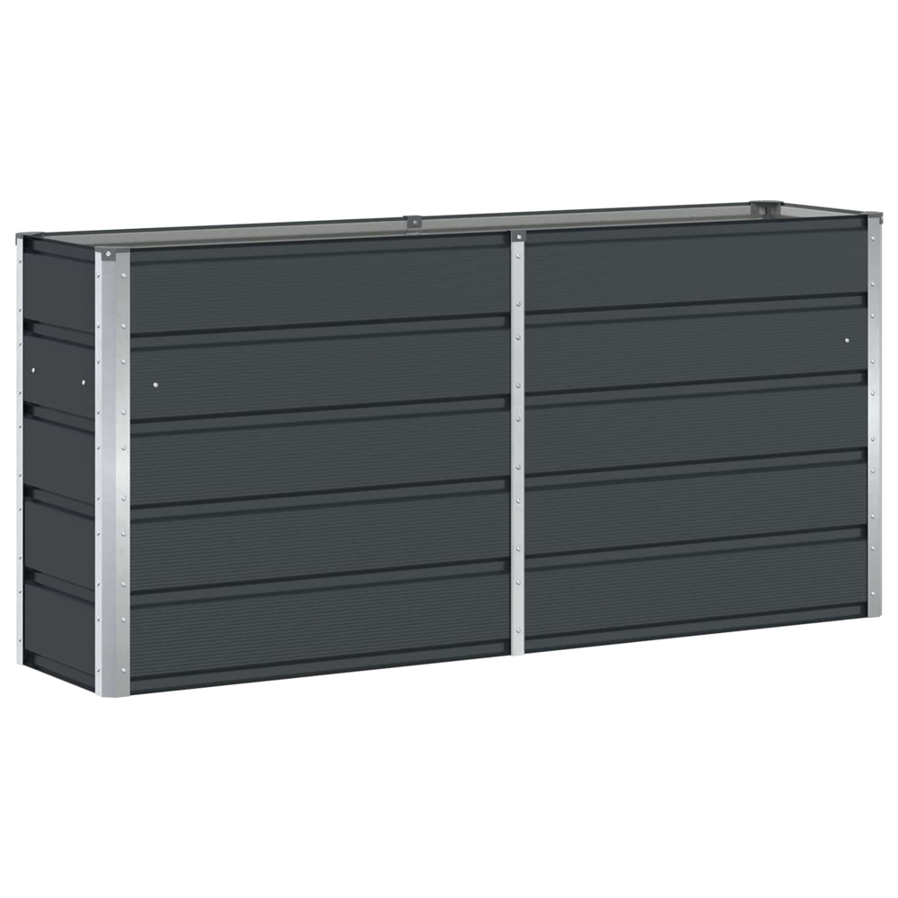 Modenza 160 x 75cm Garden Steel Planter In Anthracite