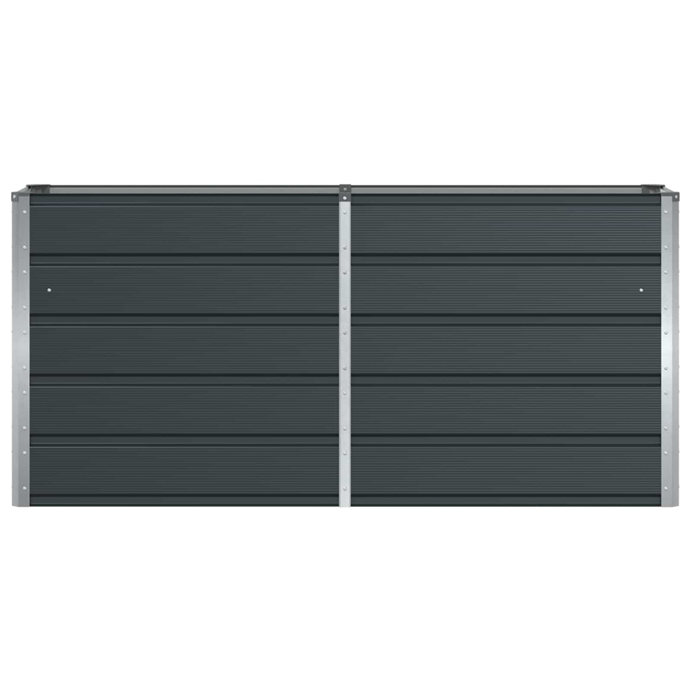 Modenza 160 x 75cm Garden Steel Planter In Anthracite