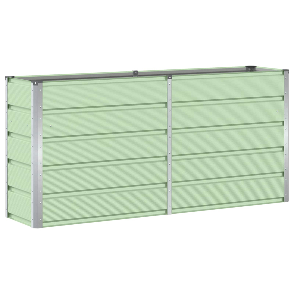 Modenza 160 x 75cm Garden Steel Planter In Green