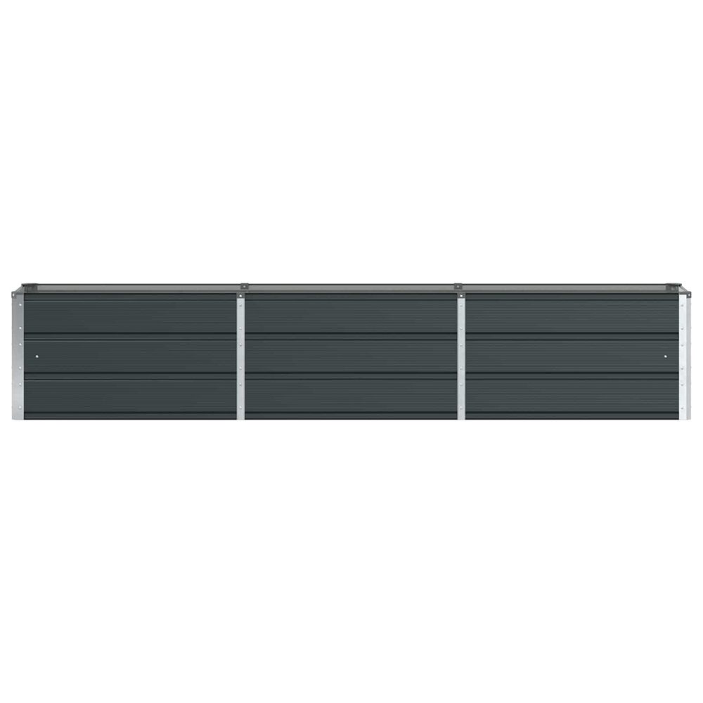 Modenza 240 x 45cm Garden Steel Planter In Anthracite