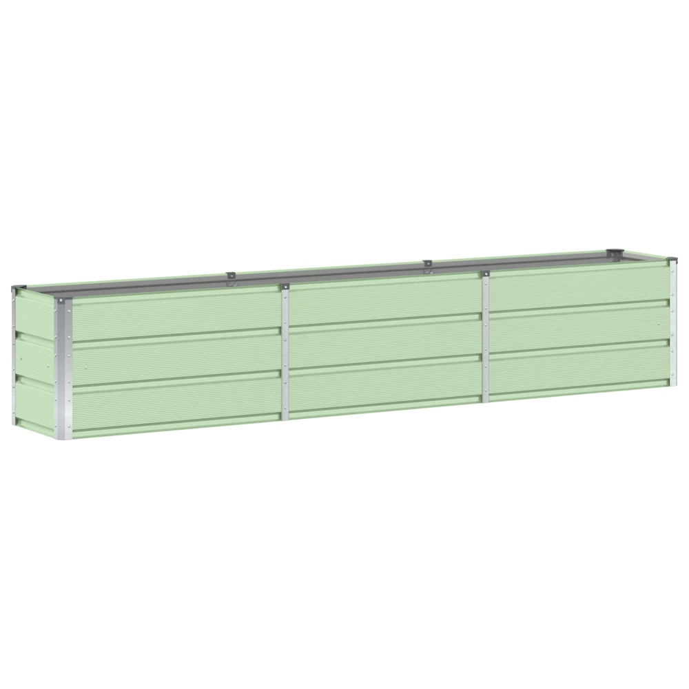 Modenza 240 x 45cm Garden Steel Planter In Green