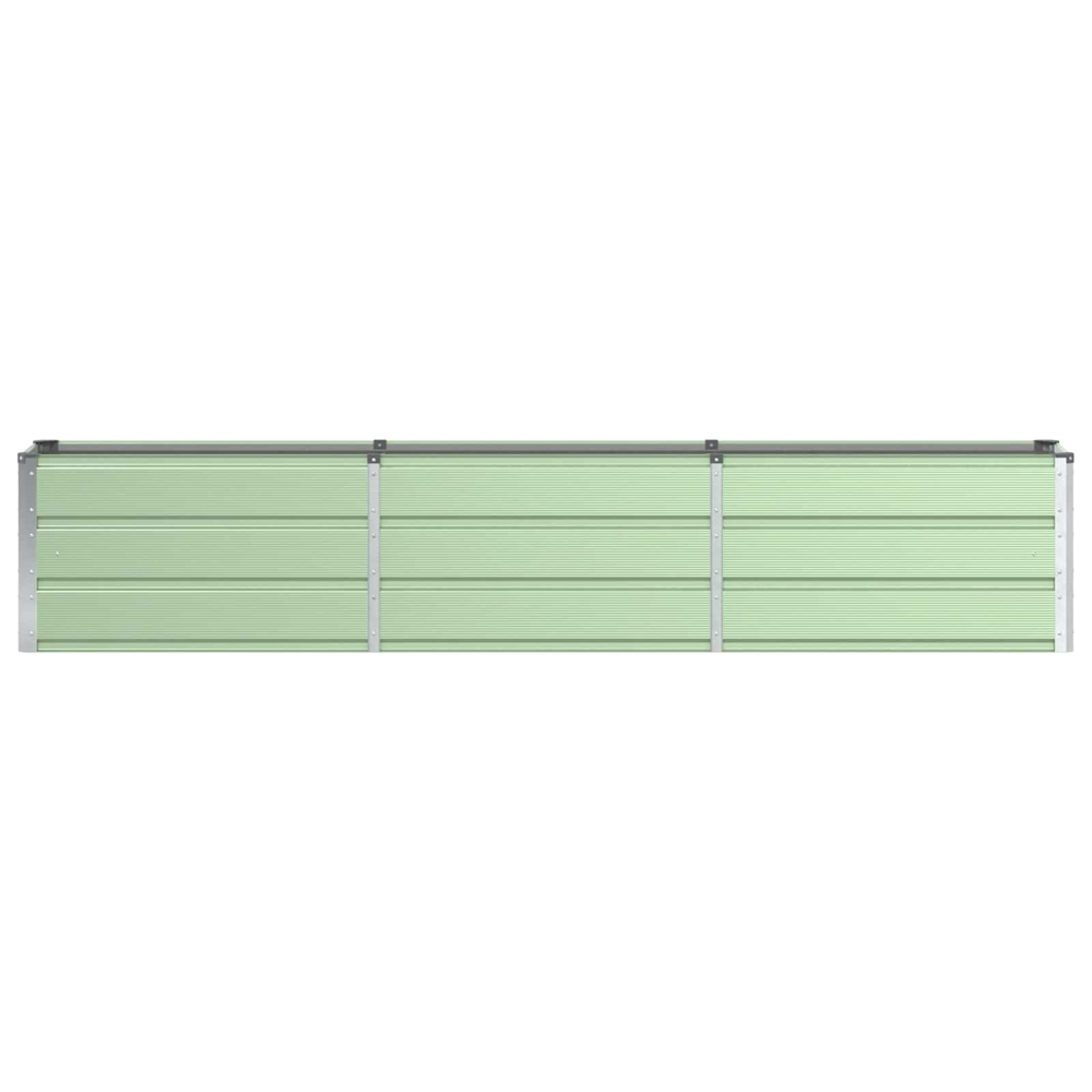 Modenza 240 x 45cm Garden Steel Planter In Green