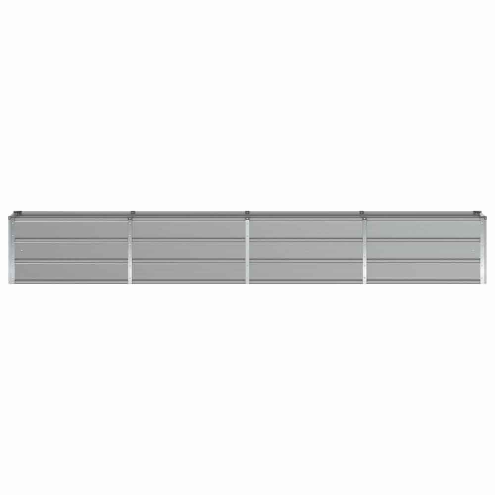 Modenza 320 x 45cm Garden Steel Planter In Light Grey