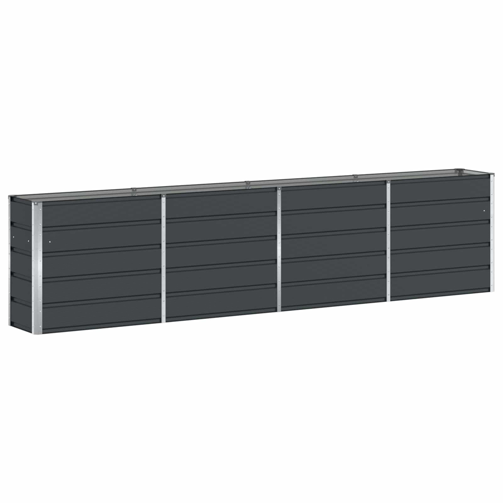 Modenza 320 x 75cm Garden Steel Planter In Anthracite
