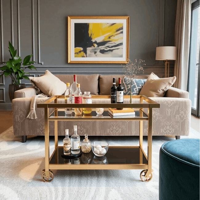 Modern Drinks Cabinets And Serving Trolleys UK Sale
