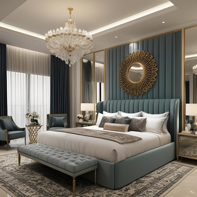 Modern Super King Size Fabric Beds UK Sale