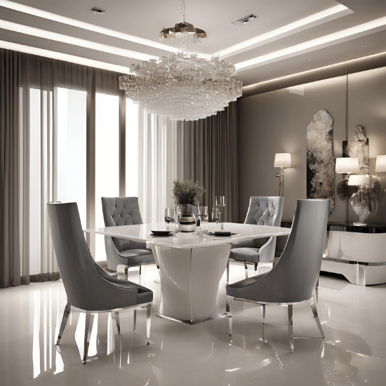 Modern High Gloss Dining Tables UK Sale