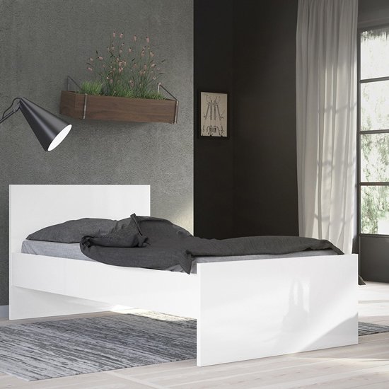 Modern Single High Gloss Beds UK Sale