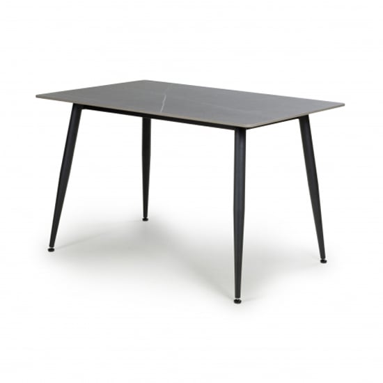 Product photograph of Modico Ceramic Dining Table 1 2m In Grey Granite Effect from Furniture in Fashion