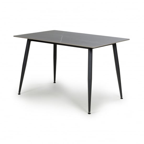 Read more about Modico wooden small rectangular dining table in grey and black