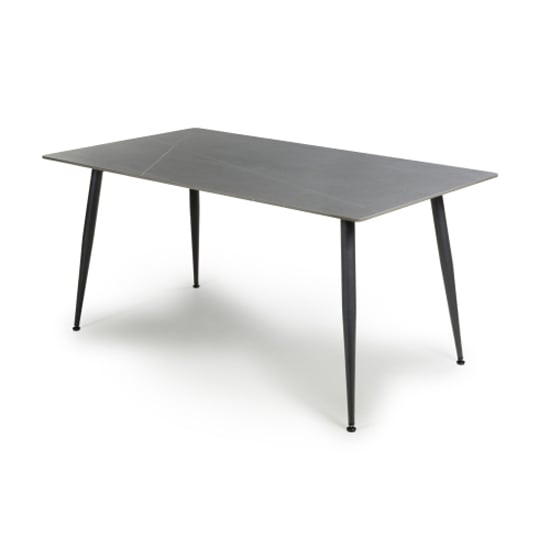 Read more about Modico wooden large rectangular dining table in grey and black