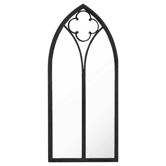 Moena Decorative Cheval Mirror In Black