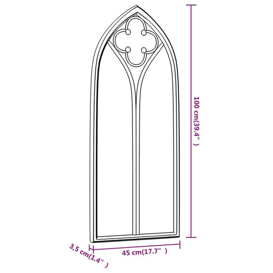 Moena Decorative Cheval Mirror In Sand