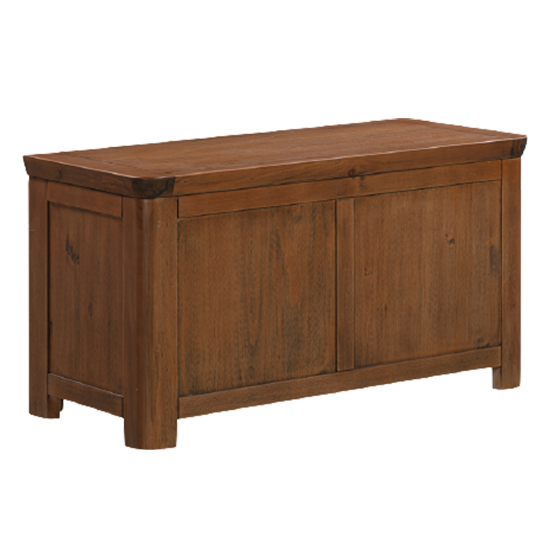 Read more about Mohave wooden blanket box in dark pine