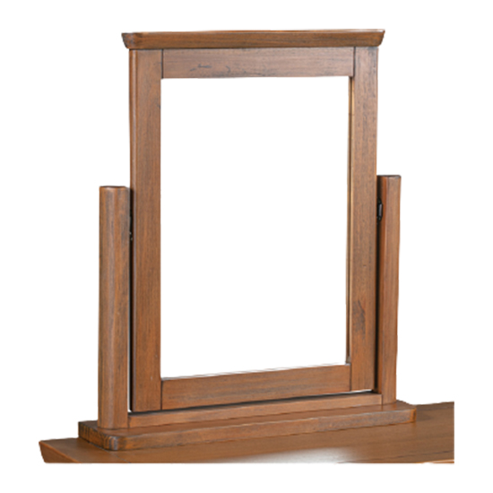 Mohave Wooden Dressing Vanity Mirror In Dark Pine