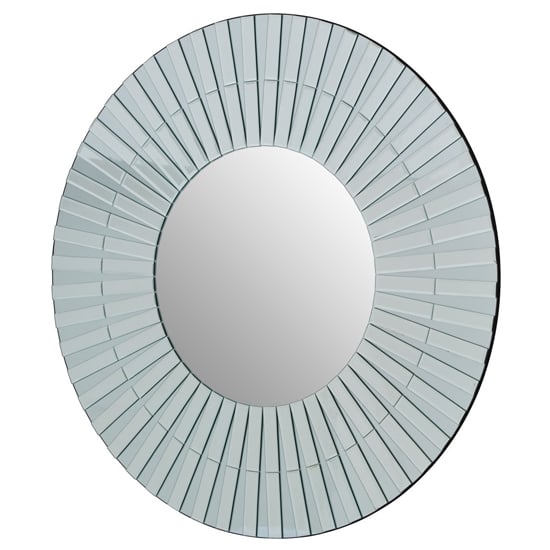 Moketa Elegant Flared Wall Mirror In Silver_2