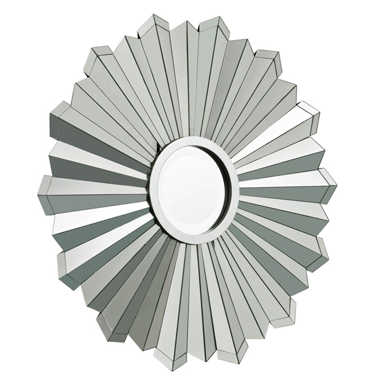 Photo of Moketa flare design wall mirror in silver