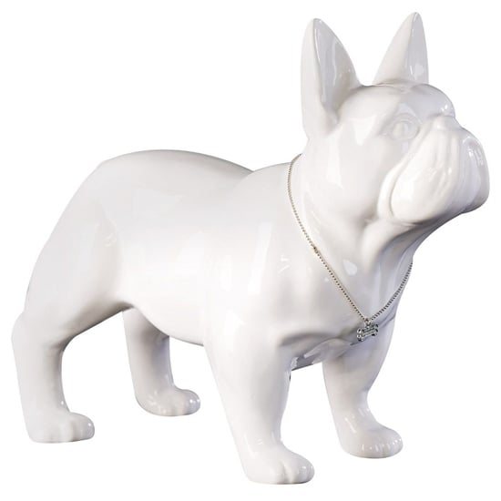Product photograph of Moline Ceramics Bulli Sculpture In White from Furniture in Fashion