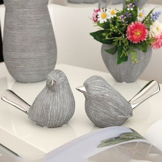 Product photograph of Moline Ceramics Deco Bird Vulcanos Sculpture In Grey from Furniture in Fashion