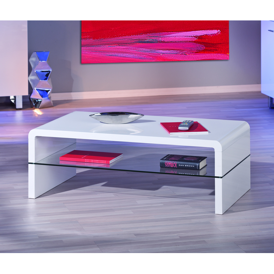 High Gloss Coffee Tables Uk White Wooden Furniture In Fashion Momo White Gloss Coffee Table With Gl Shelf
