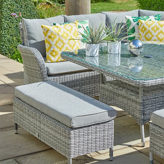 Meltan Outdoor Large Square Modular Dining Set In Pebble Grey_3