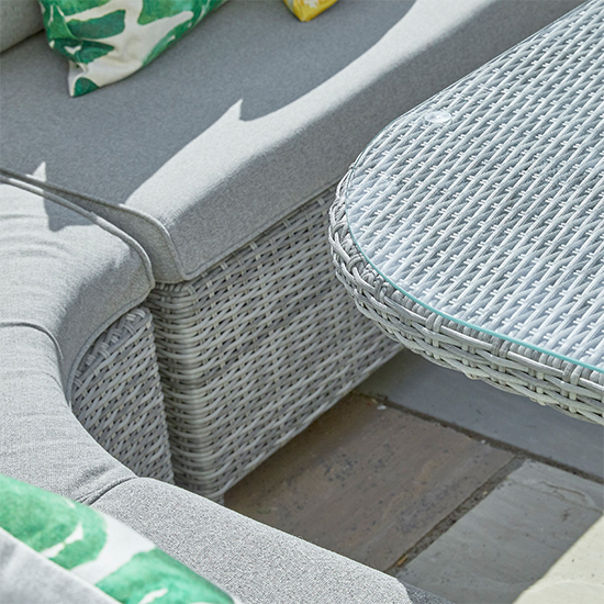 Meltan Outdoor Large Square Modular Dining Set In Pebble Grey_5
