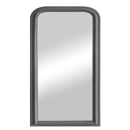 Moncton Arched Bedroom Mirror In Grey FiF